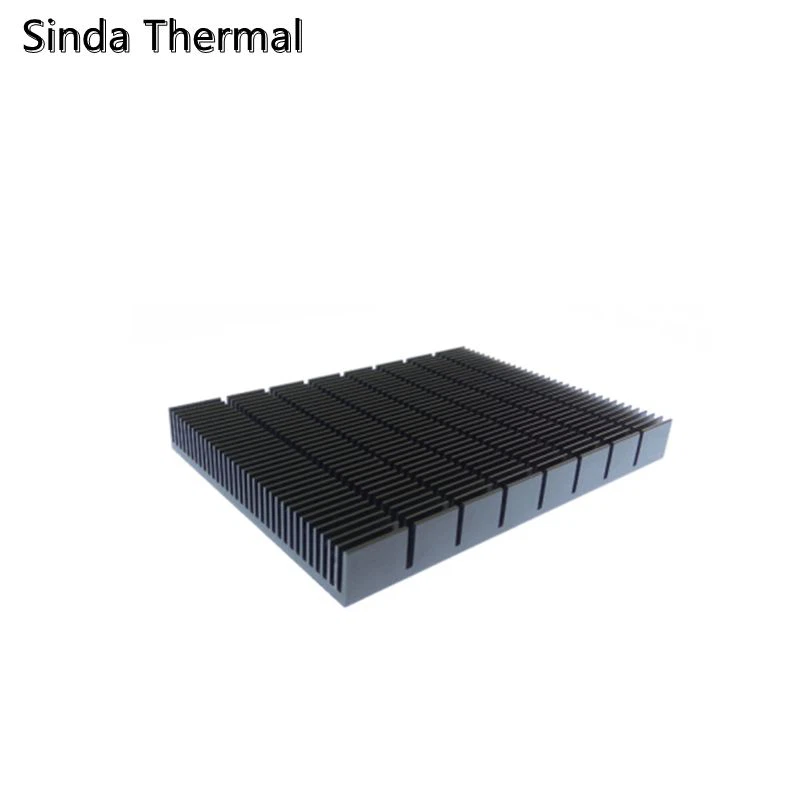 black anodized heat sink extrusion