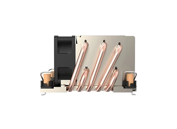 Aluminum Zipper Fin Heat Pipe CPU Radiator For LGA4189