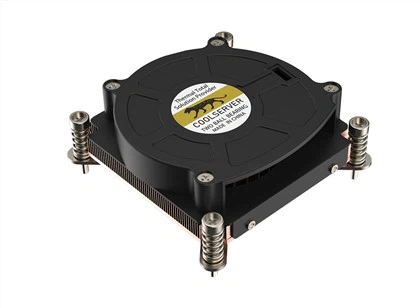 1U Server LGA1700 مشعاع وحدة المعالجة المركزية النحاسية الزعانف