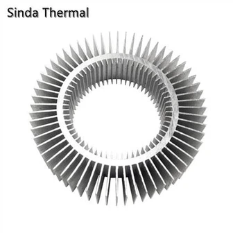 الألومنيوم أسطواني الحرارة بالوعة البثق