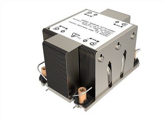 الألومنيوم سستة زعنفة النحاس لوحة أنبوب الحرارة 2U خادم وحدة المعالجة المركزية بالوعة الحرارة ل LGA4189